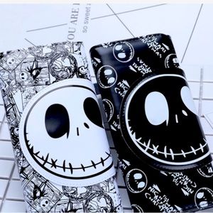 Unisex Nightmare Before Christmas magnetic buckle wallets. white or black